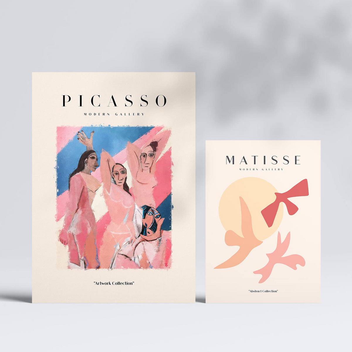 POSTER Set Mit 6 Von Picasso Und Matisse Körper A3 & A4 Rahmenlos - Klar, Papier (29/3cm) - Nacnic