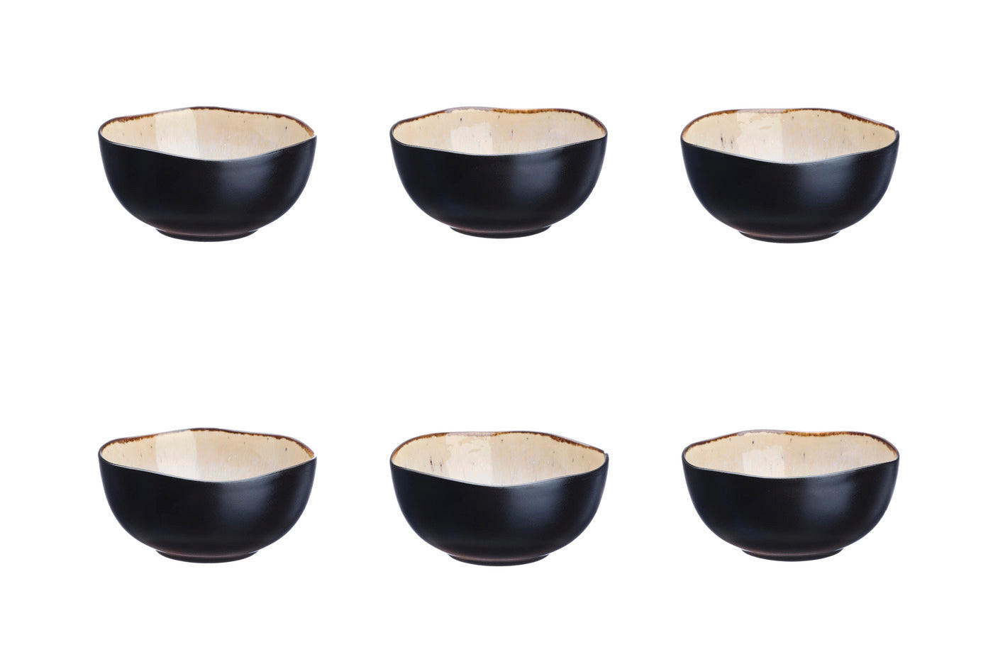 SCHALEN Iris Ø12cm - 6er-Set - Elfenbeinweiß - Weiß, Keramik (12cm) - Björn
