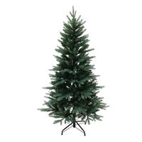 KÜNSTLICHER Weihnachtsbaum 150 cm, Fichten-Optik mit 695 PE-/PVC-Spitzen - Grün, Kunststoff (150cm) - Hometopia