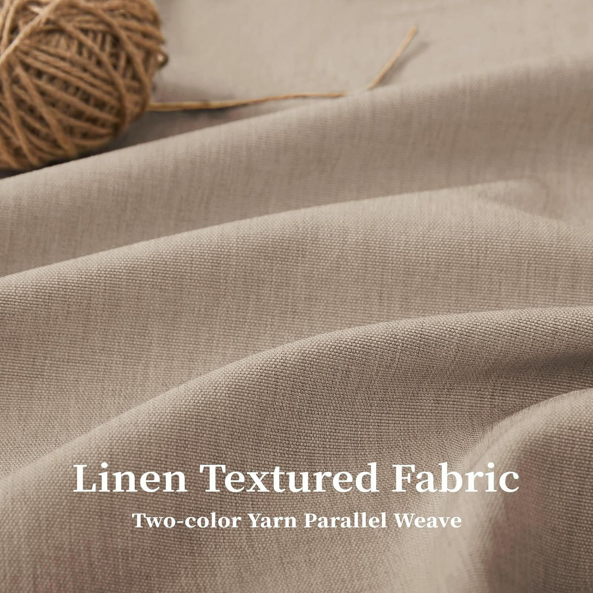 DUSCHVORHANG – 183 x 183 cm – inklusive Haken – Braun - Braun, Textil (183/183cm)