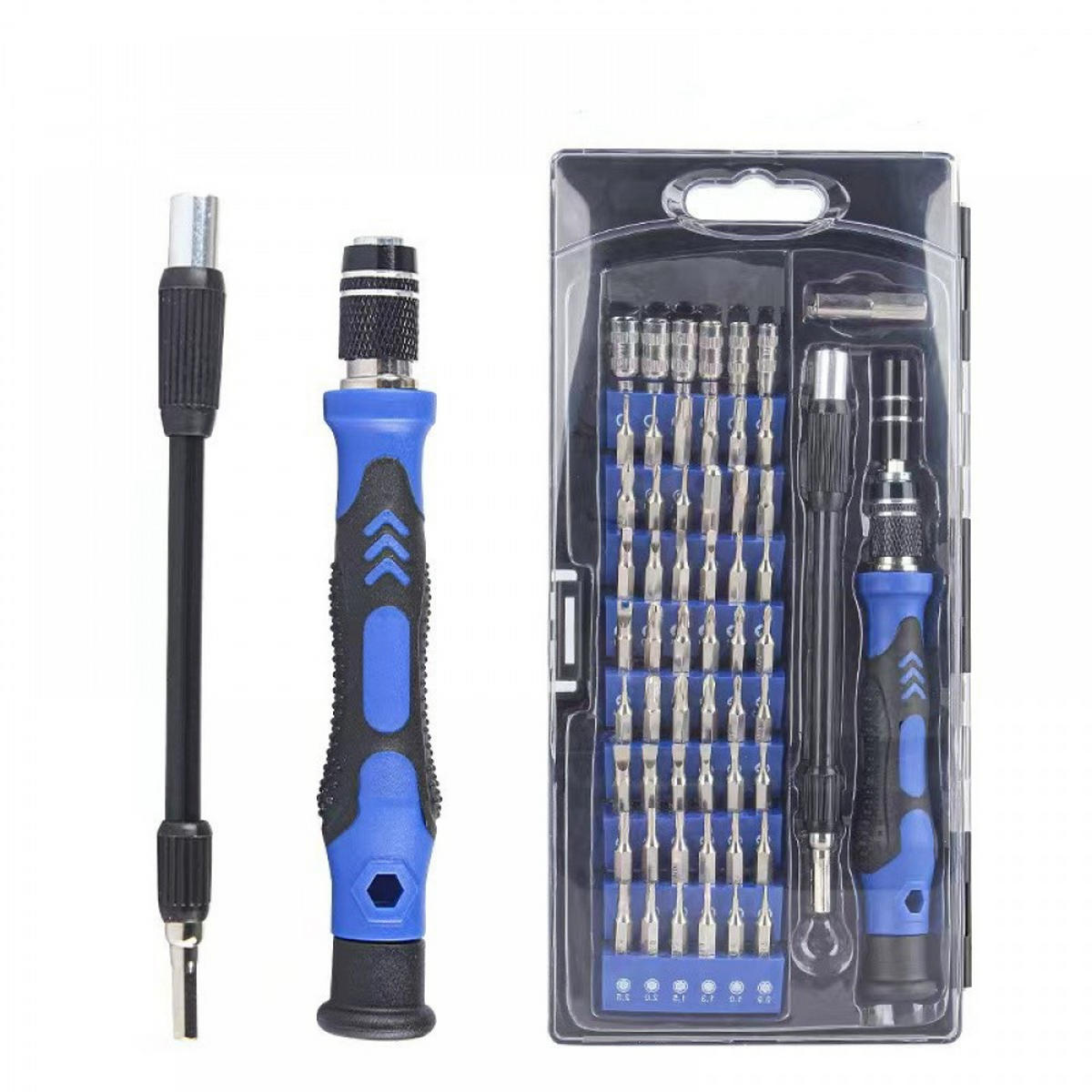 SCHRAUBENDREHER-SET-DIY,58-IN-1 Schraubendreher-Set - Blau, Metall (19.4/10/2.6cm) - LIBRATON