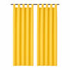 SCHLAUFENSCHAL blickdicht 140x245 cm Gelb 2er-Pack - Hellgelb, Textil (140/245cm)
