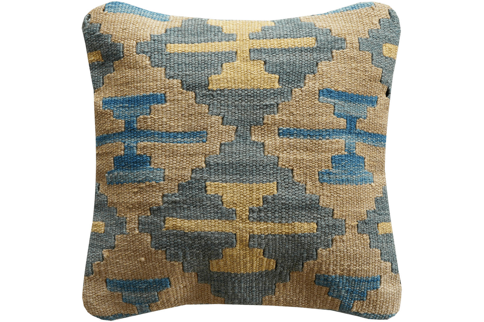 KELIM-KISSENHÜLLE handgewebt Bunt 40/40 cm Schurwolle - Multicolor, Textil (40/40cm) - Looma