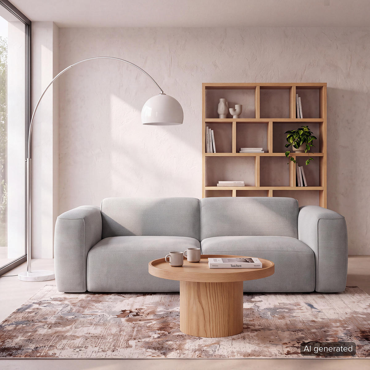 2-SITZER SOFA - Schwarz/Grau, Kunststoff/Textil (220/71/102cm) - home24