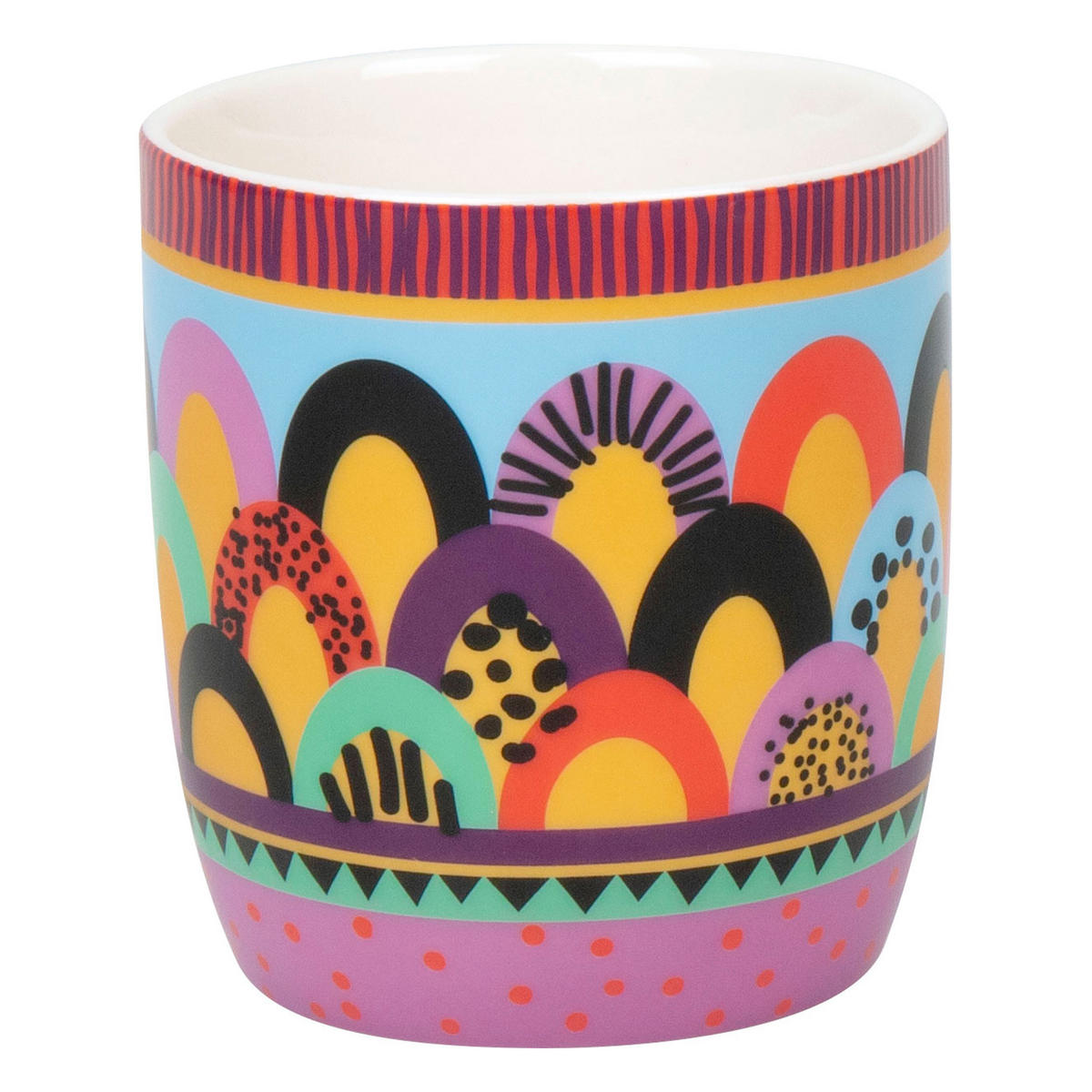 KAFFEEBECHER Exotic summer - bright - Naturfarben, Keramik (0.2L) - Könitz