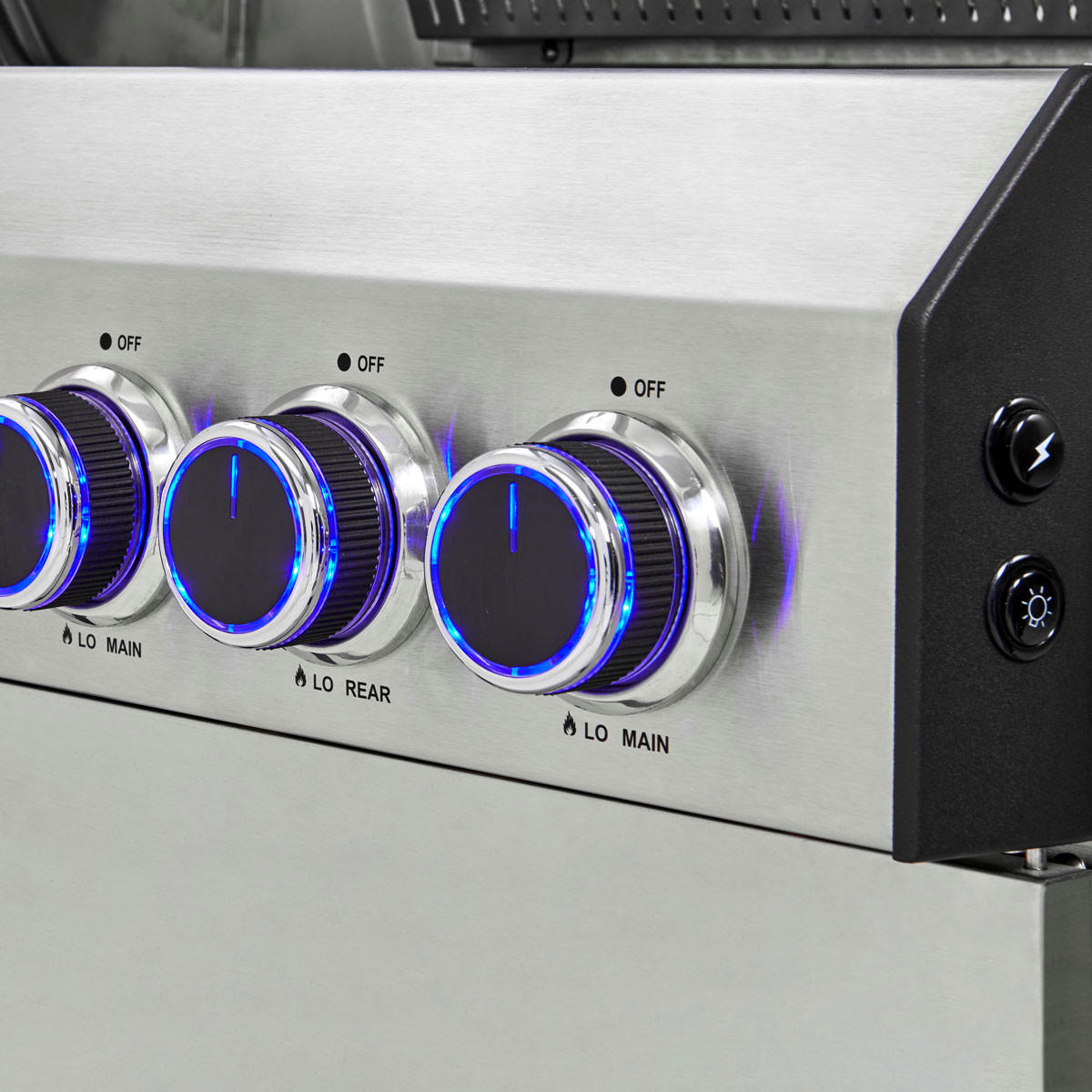 GASGRILL PLATINUM 3+1 - Silberfarben, Metall (129/117/54cm) - TAINO