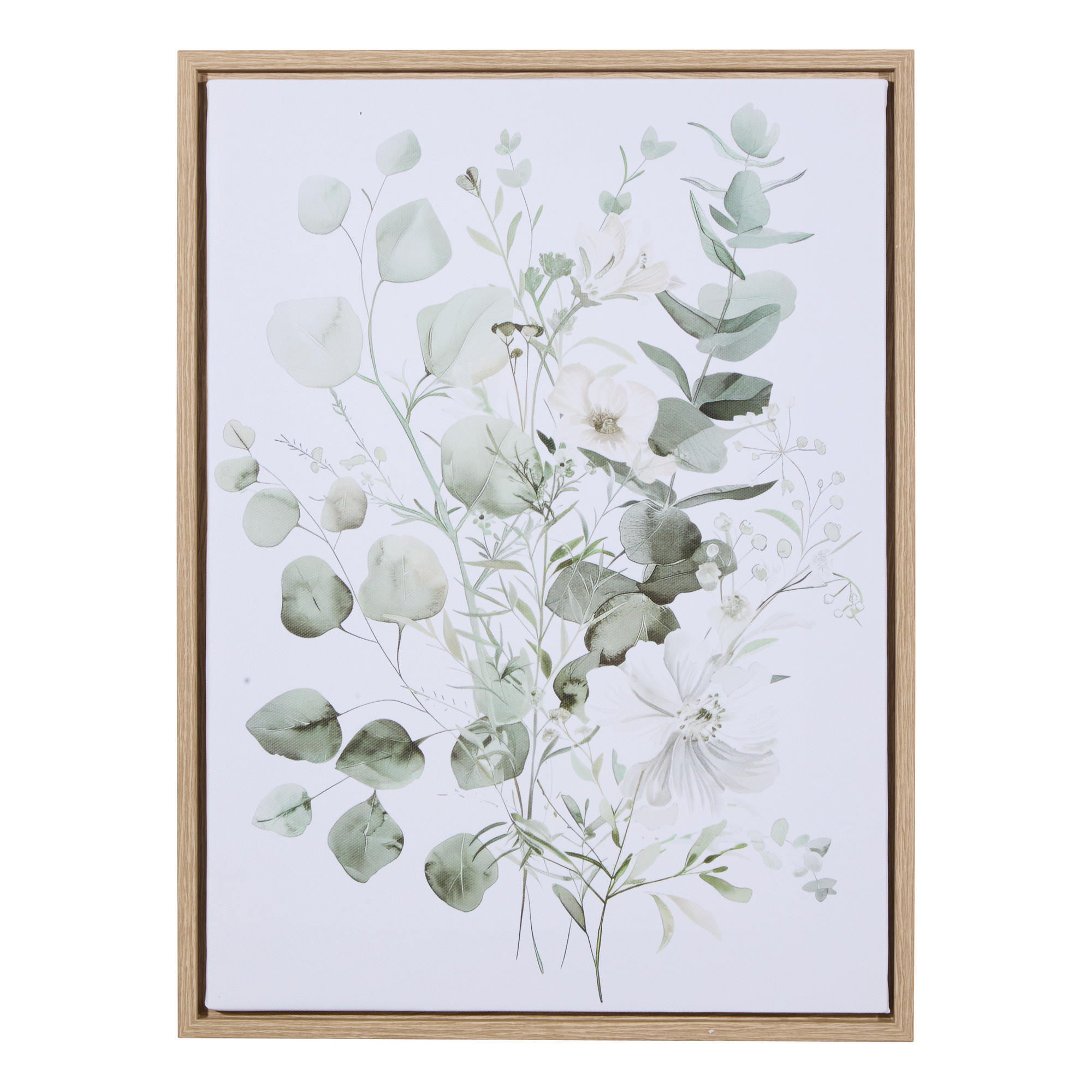 WANDBILD auf Leinwand im Rahmen Eucaly 30/2/40 cm - Beige, Holzwerkstoff (2/40cm) - Atmosphera Createur d´interieur