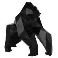 SKULPTUR Schwarz 49/44 cm - Schwarz, Stein (4.3/44/24cm) - KUNSTLOFT