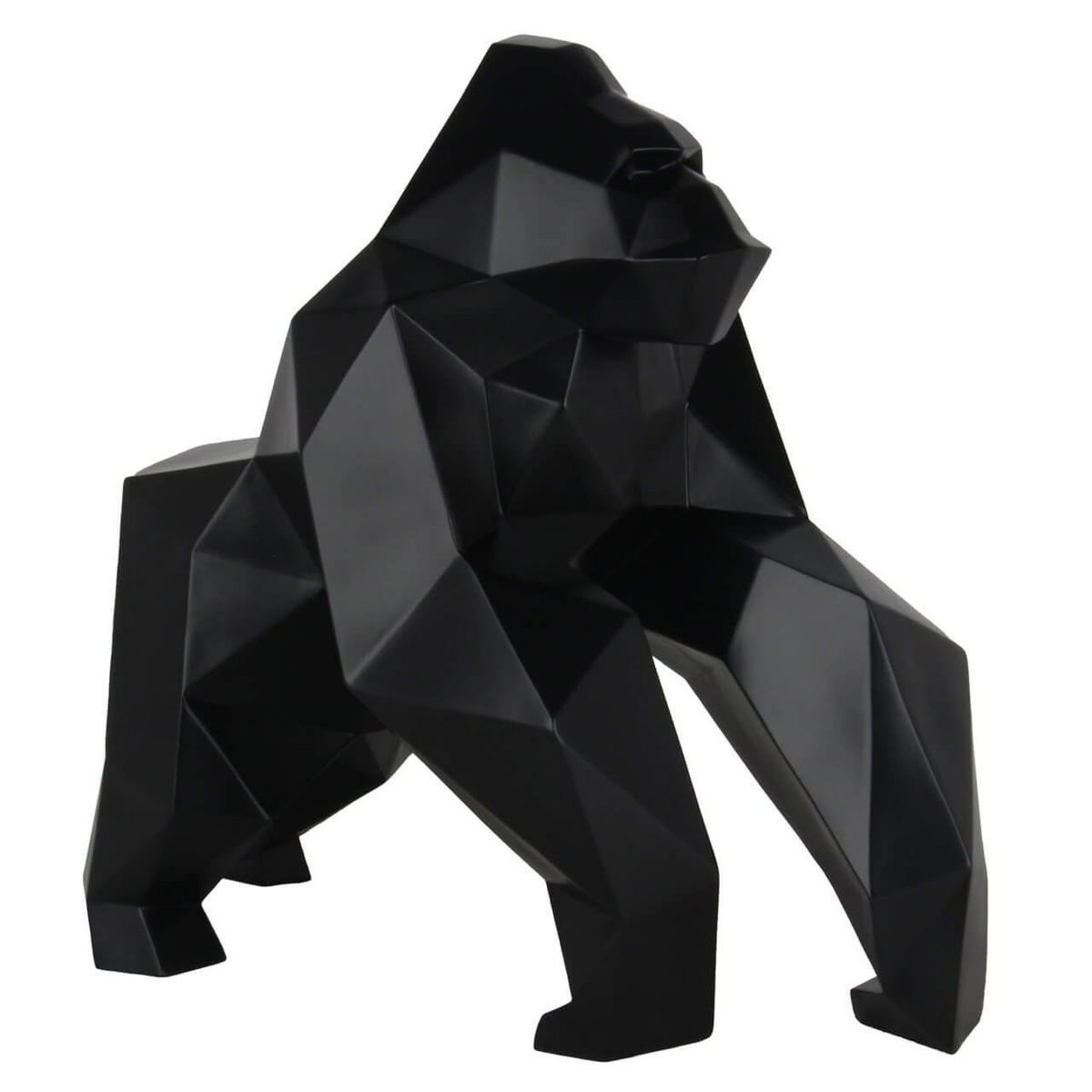 SKULPTUR Schwarz 49/44 cm - Schwarz, Stein (4.3/44/24cm) - KUNSTLOFT