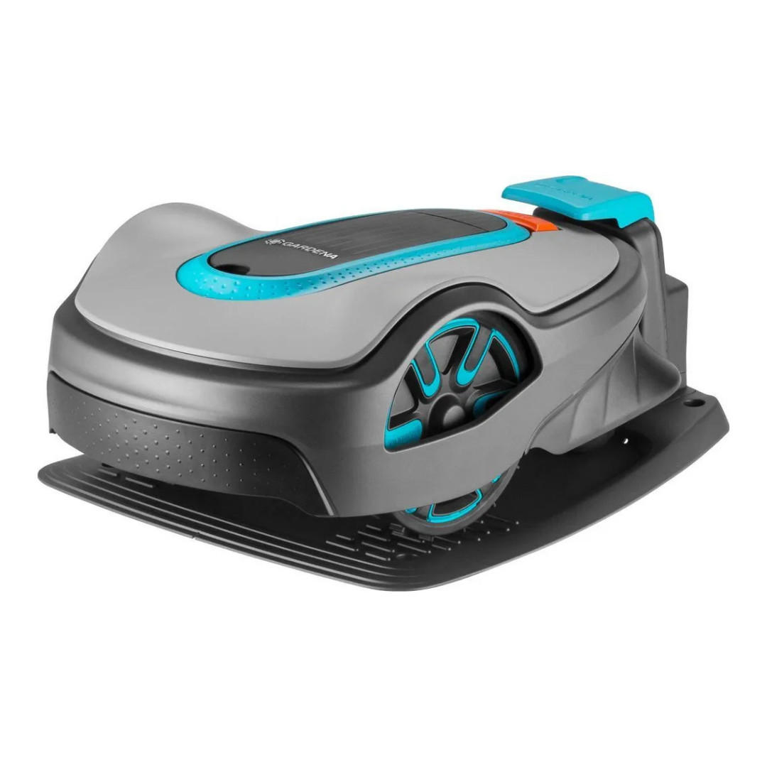 MÄHROBOTER SILENO Life 750 m² Bluetooth Wetterfest Grau Türkis - Türkis/Schwarz, Kunststoff (39/23/58cm) - Gardena
