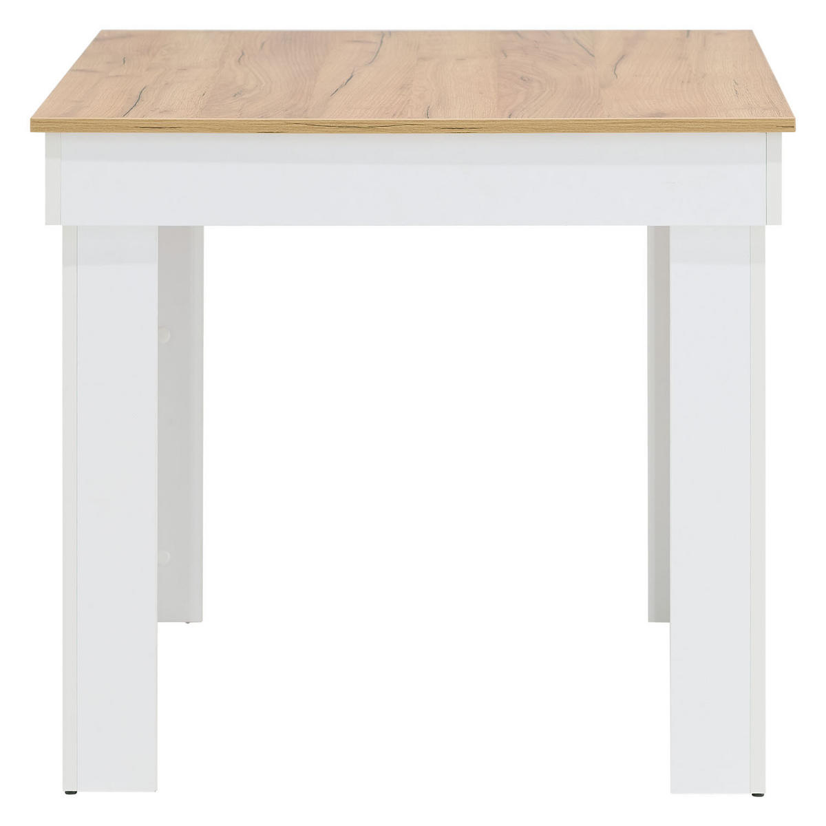 ESSTISCH in Naturfarbe 80/80/73 cm Holz - Weiß/Naturfarben, Holzwerkstoff (80/80/73cm) - Homestyle4u