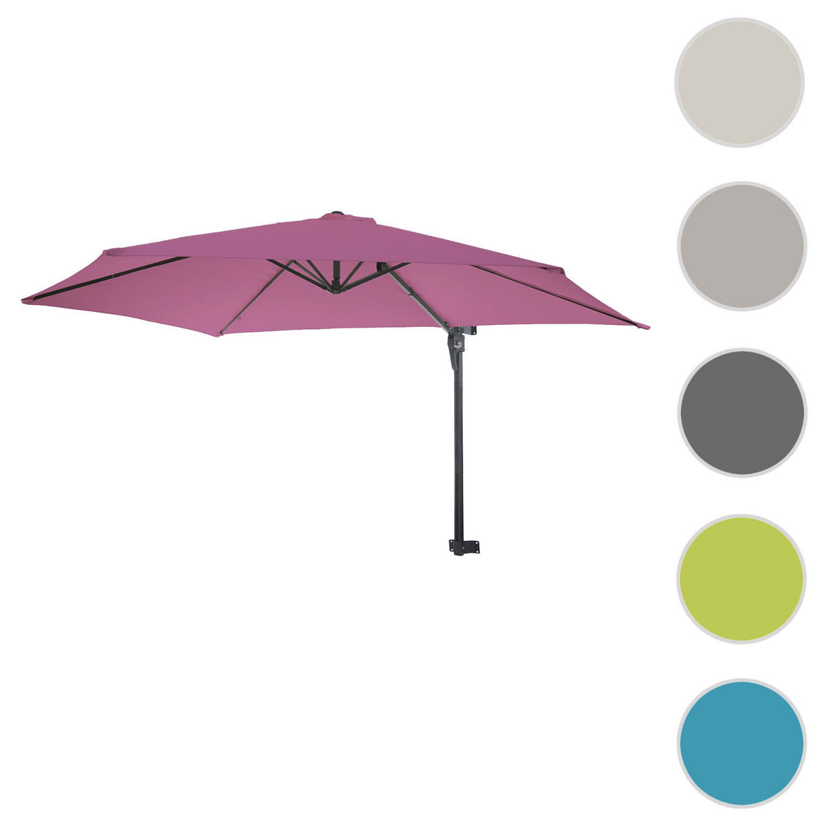 WANDSCHIRM 3M NEIGBAR Violett - Violett, Textil (300/280cm) - MCW