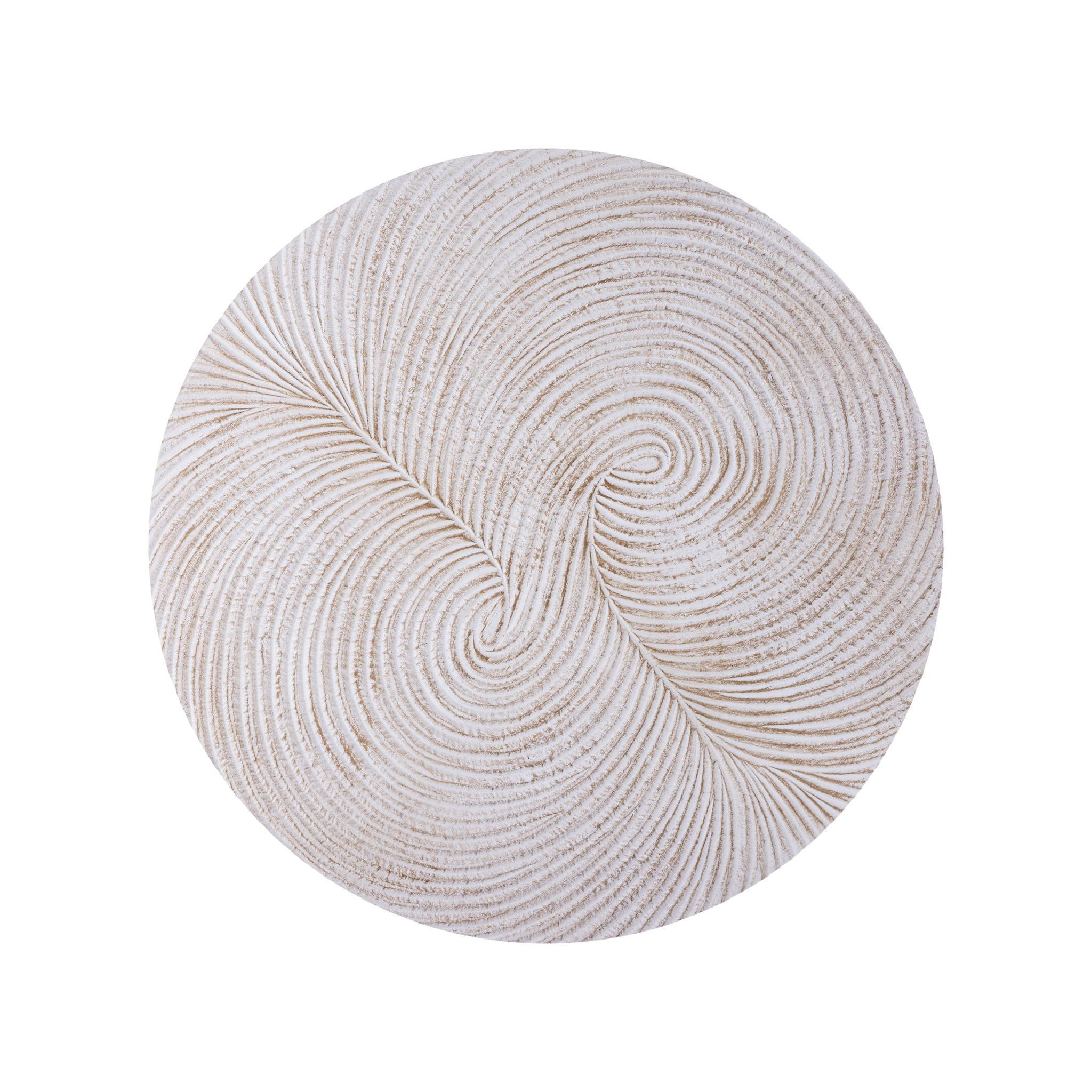 WANDPANEEL Wiktor Weiß 90/2.5/90cm - Weiß, Holz (2.5/90/90cm) - PTMD Collection