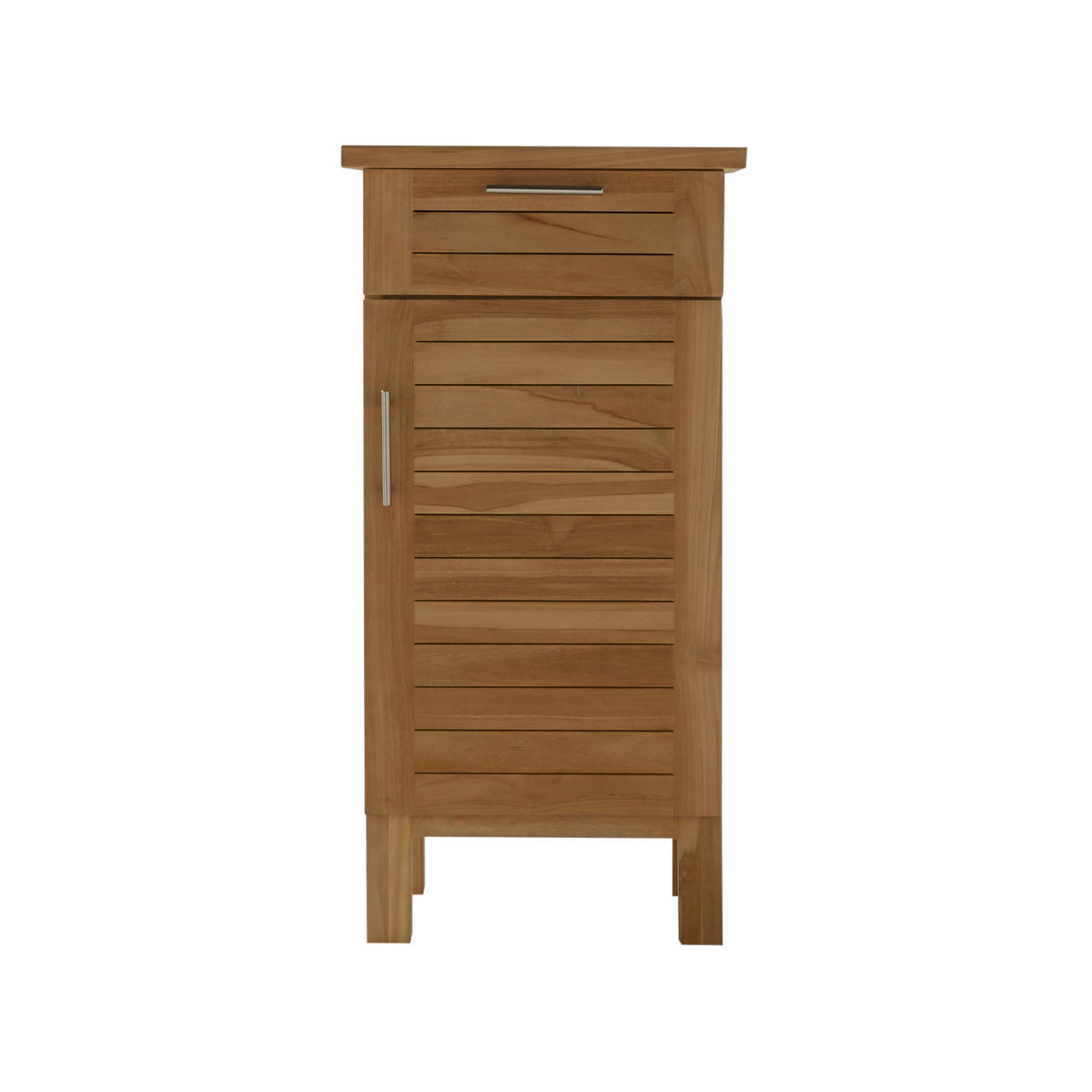 HOCHSCHRANK Soho Natur aus Teak - Naturfarben, Holz (45/90/36cm) - Tikamoon