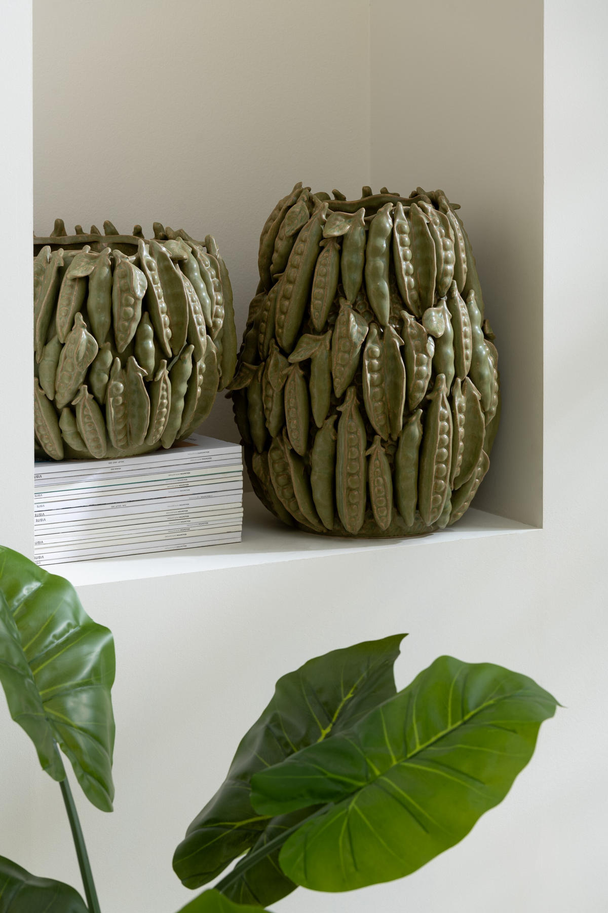 VASE POIS - Töpferei - Grün - Ø 33.5 cm - Grün, Keramik (31cm) - J-Line