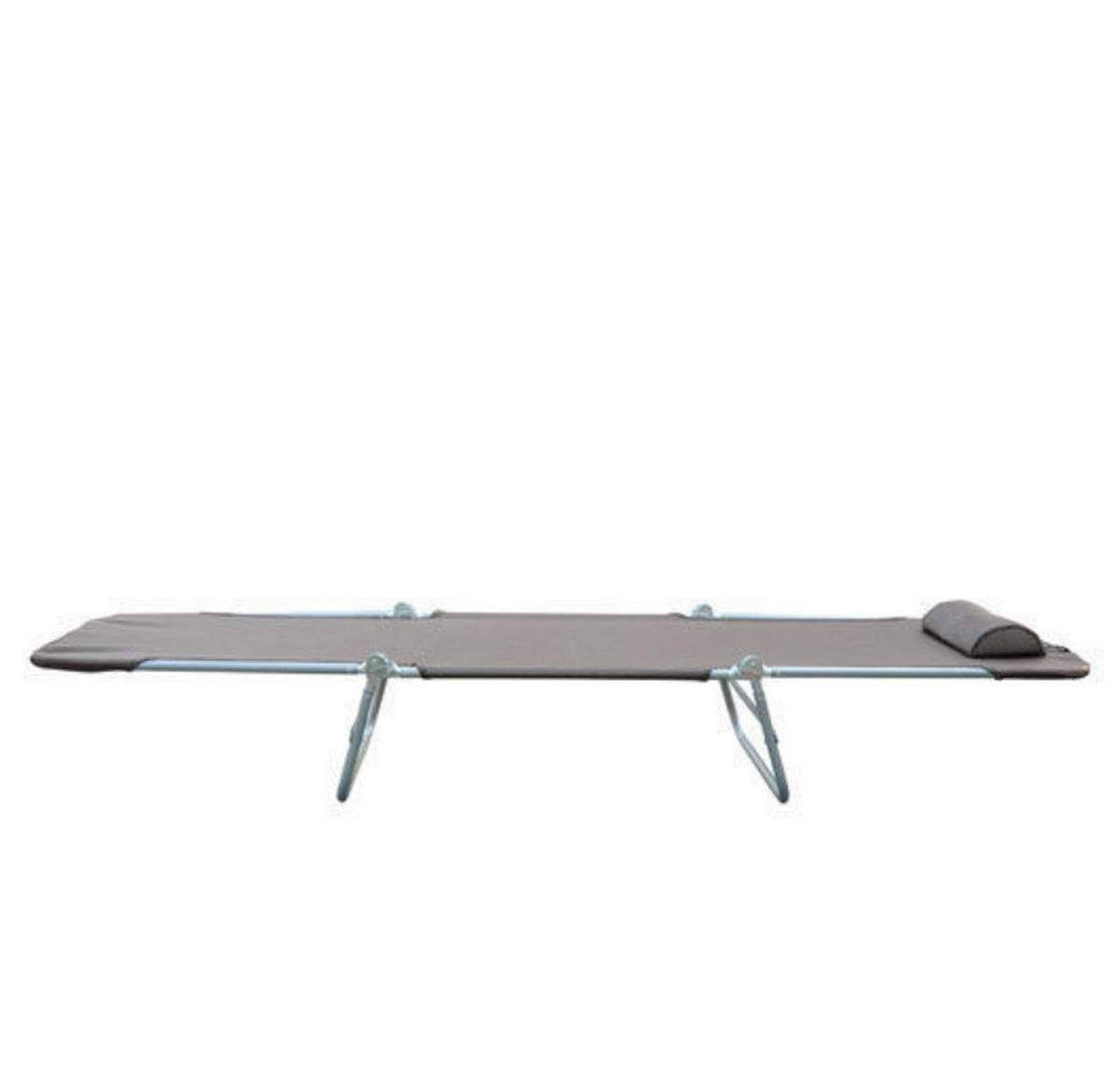 GARTENLIEGESTUHL mit Tragfähigkeit von fünf Personen, Farbe Braun - Braun, Metall (56/28/182cm) - Vallsero