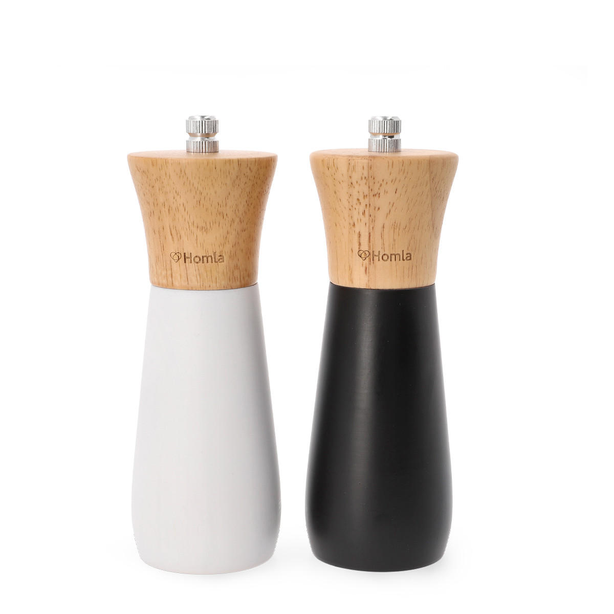GEWÜRZMÜHLE Rubby 16 cm 2er-Set - Weiß, Kunststoff (5/16/5cm) - Homla