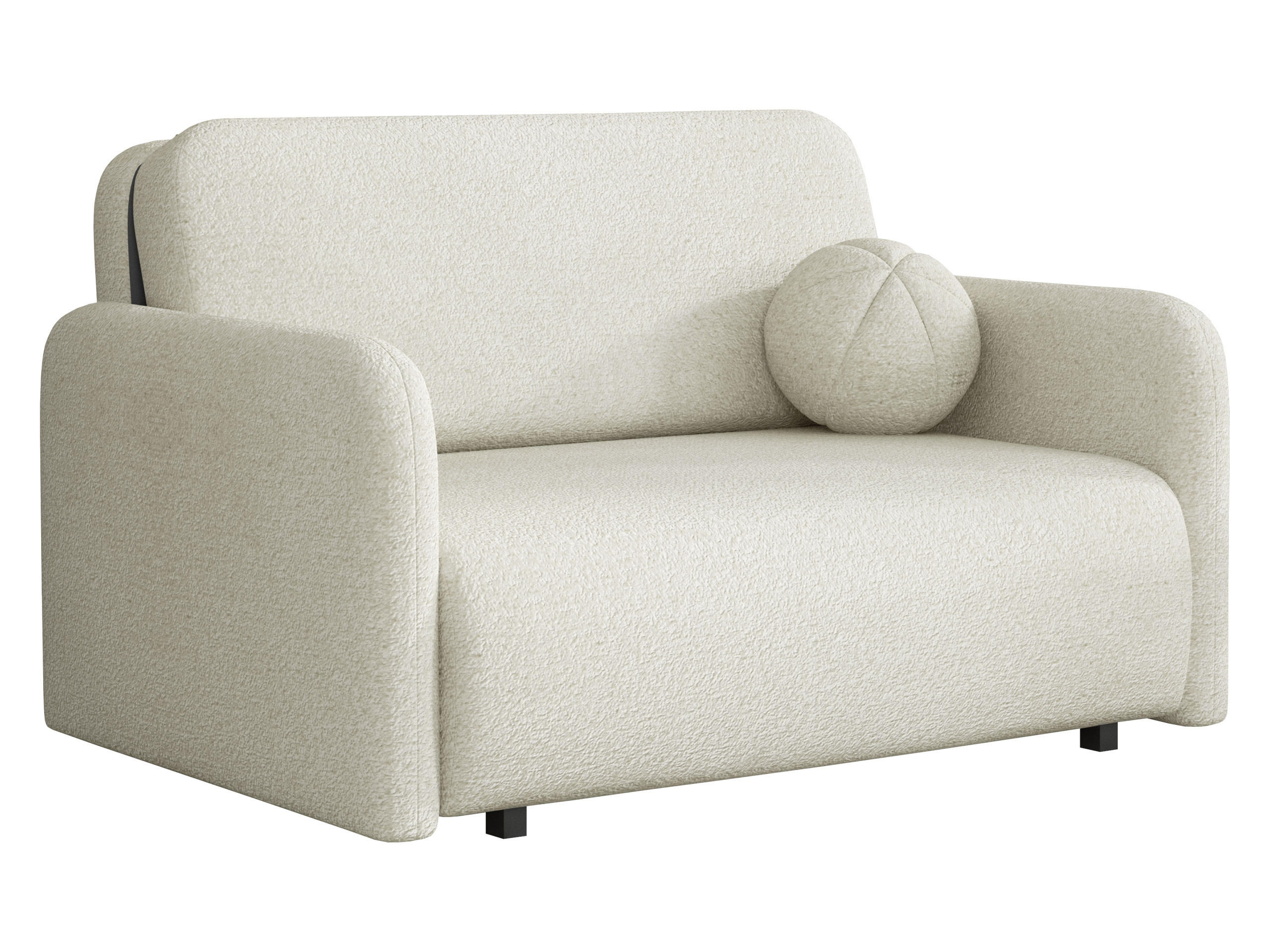 SCHLAFSOFA Viva Sun II - Schwarz/Naturfarben, Holz/Textil (130/85/103cm) - MIRJAN24