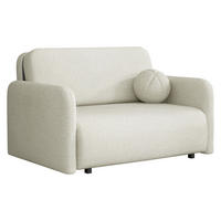 SCHLAFSOFA Viva Sun II - Schwarz/Naturfarben, Holz/Textil (130/85/103cm) - MIRJAN24