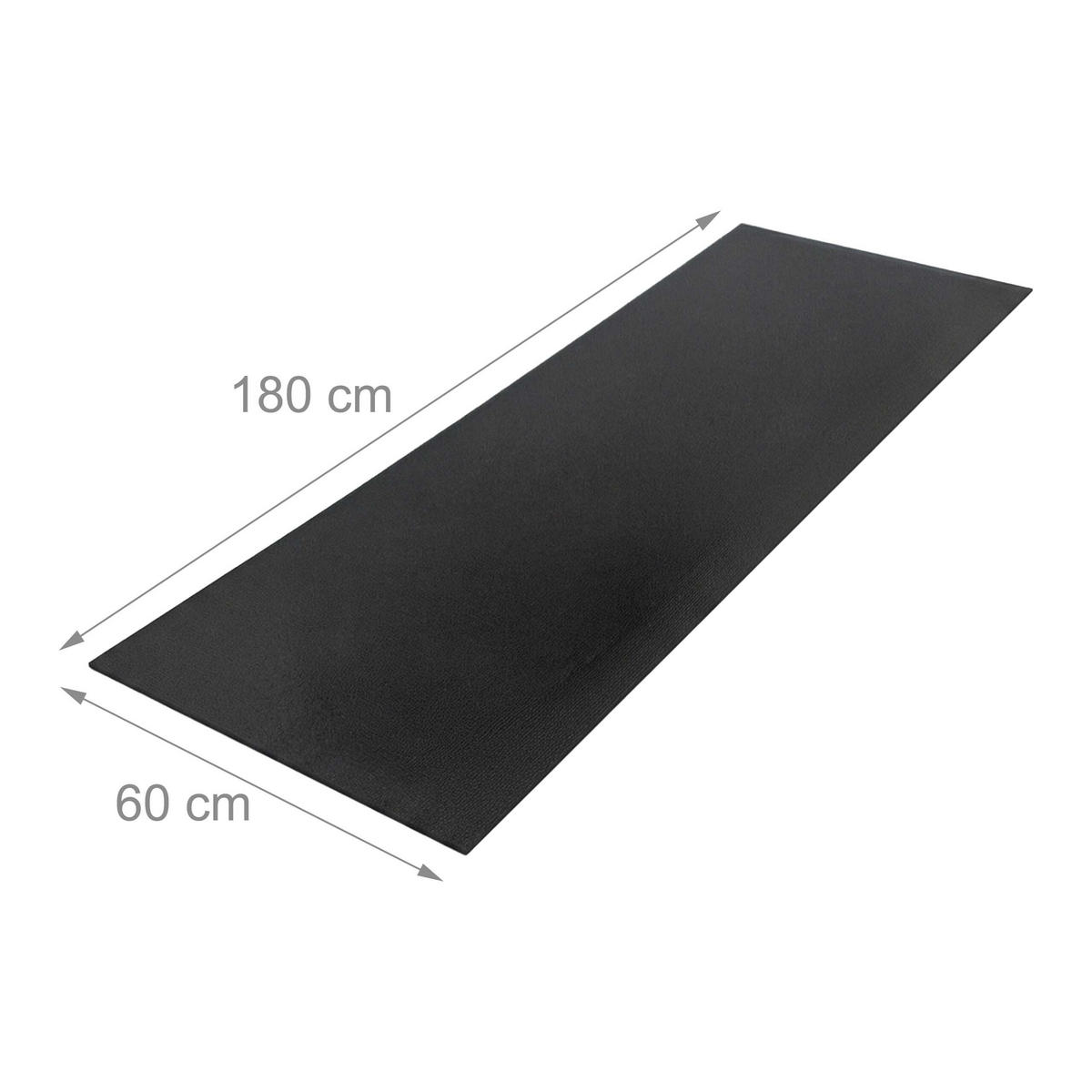PODLOŽKA Čierna PVC protišmyková 180x60 cm - čierna, plast (180/60cm) - Relaxdays