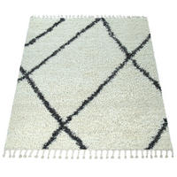 HOCHFLORTEPPICH 120/170 cm Helsinki 531 - Creme, Textil (120/170cm) - Paco Home