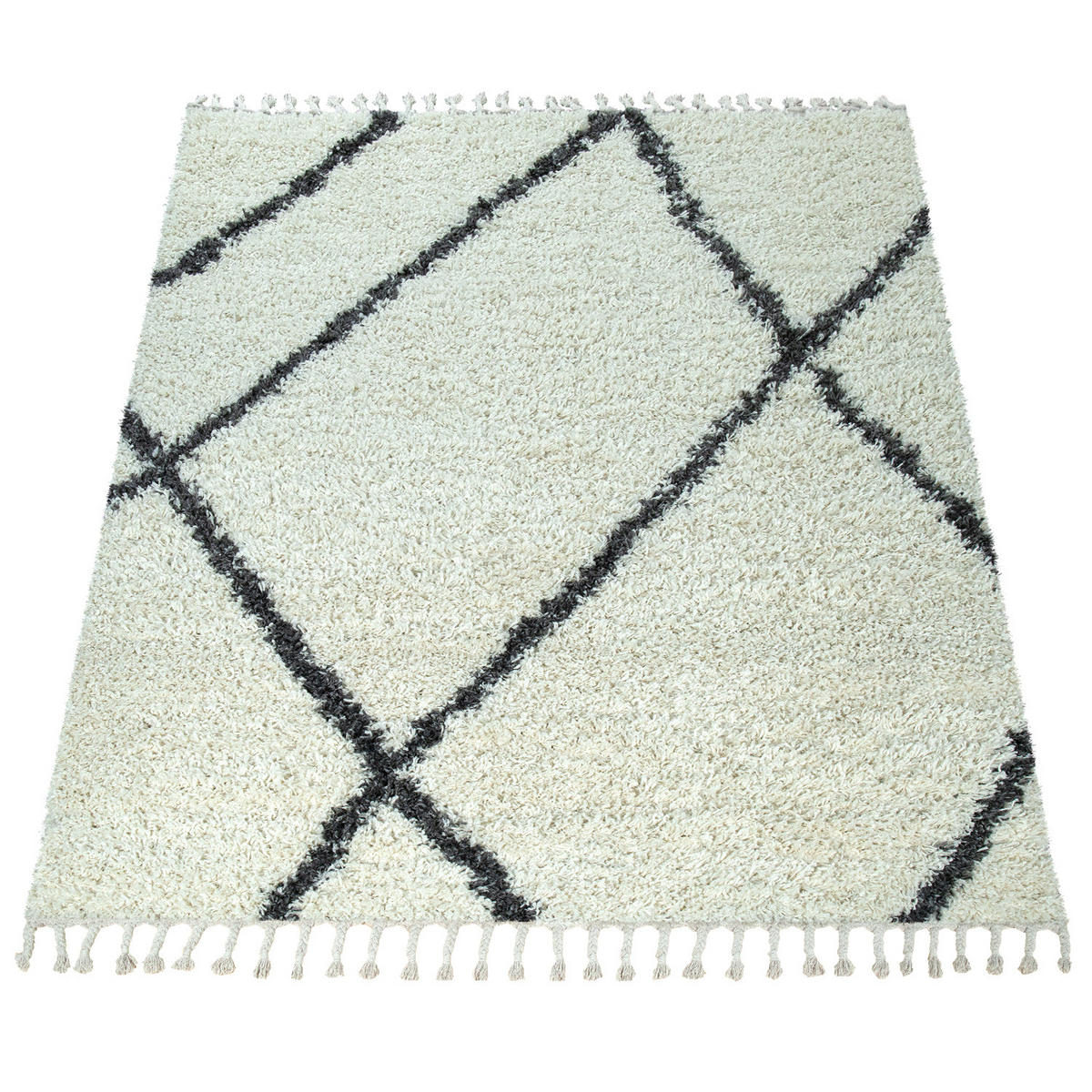 HOCHFLORTEPPICH 120/170 cm Helsinki 531 - Creme, Textil (120/170cm) - Paco Home