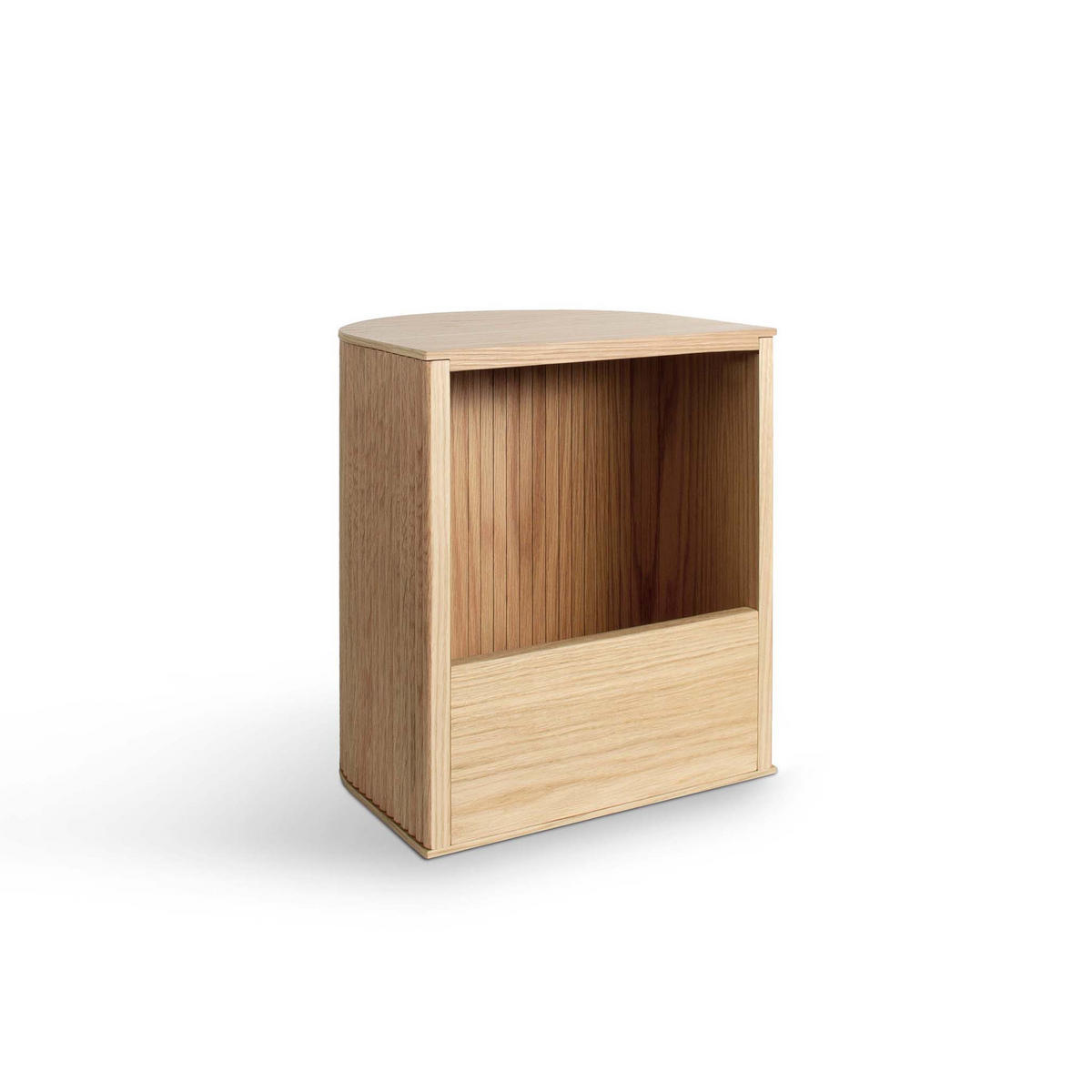 HOCKER Duna mit Stauraum - Eichefarben, Holz (35/45/32.8cm) - Woodendot