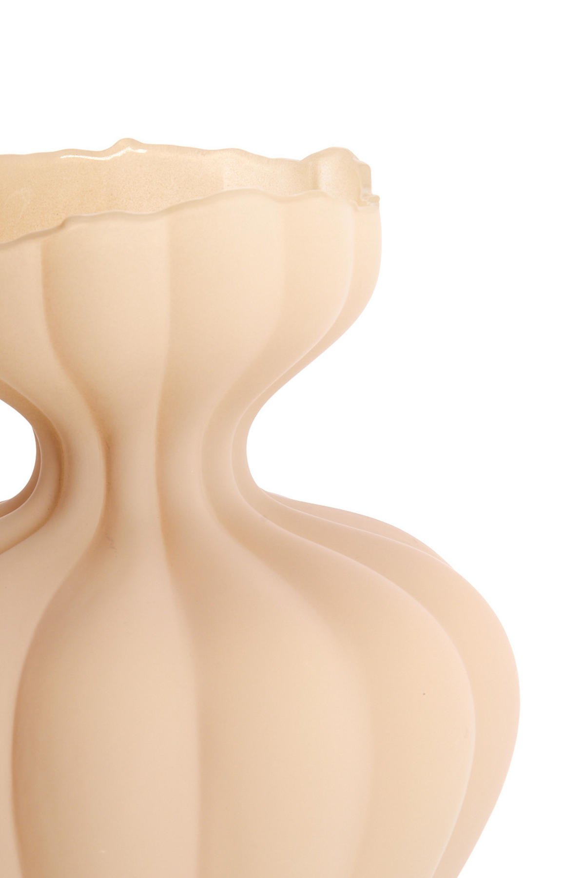 VASE Varenna Braun Ø26/32 cm - Braun, Glas (26/32cm) - Light & Living