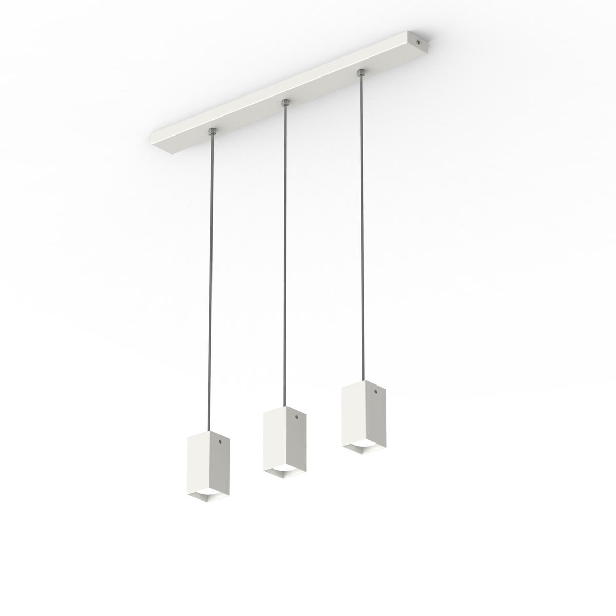 HÄNGELEUCHTE - Grau, Metall (6/50/6cm) - Lumicom