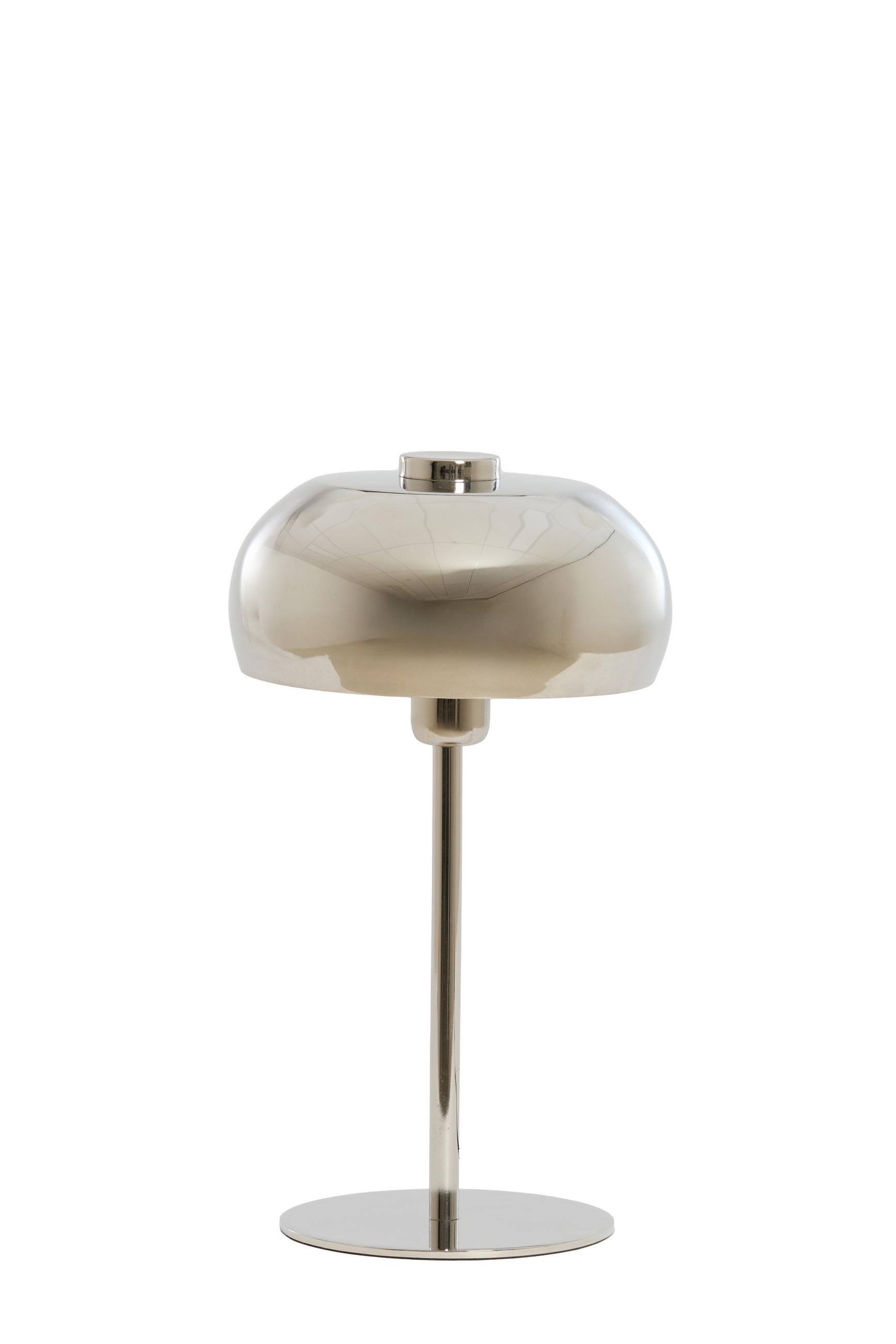 TISCHLAMPE Surin Silber Ø23/40 cm - Silberfarben, Metall (23/23/40cm) - Light & Living