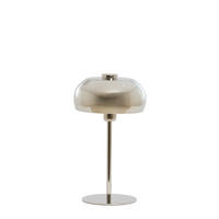TISCHLAMPE Surin Silber Ø23/40 cm - Silberfarben, Metall (23/23/40cm) - Light & Living
