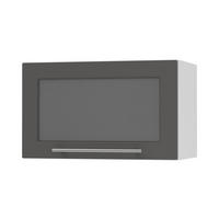 KLAPPHÄNGESCHRANK Kvantum W4BS/60-AV Graphit Matt / Weiß Matt 60 / 32,5 / 36cm - Graphitfarben/Weiß, Holz/Holzwerkstoff (60/36/32.5cm) - Feldmann-Wohnen