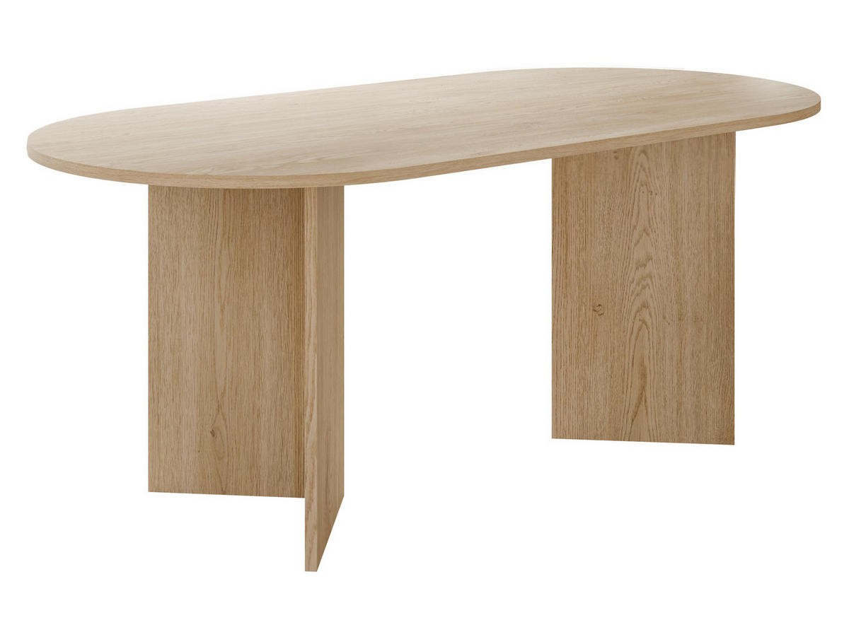 ESSTISCH Gelizo 22 mm - Eichefarben, Holzwerkstoff (90/185/75cm) - MIRJAN24