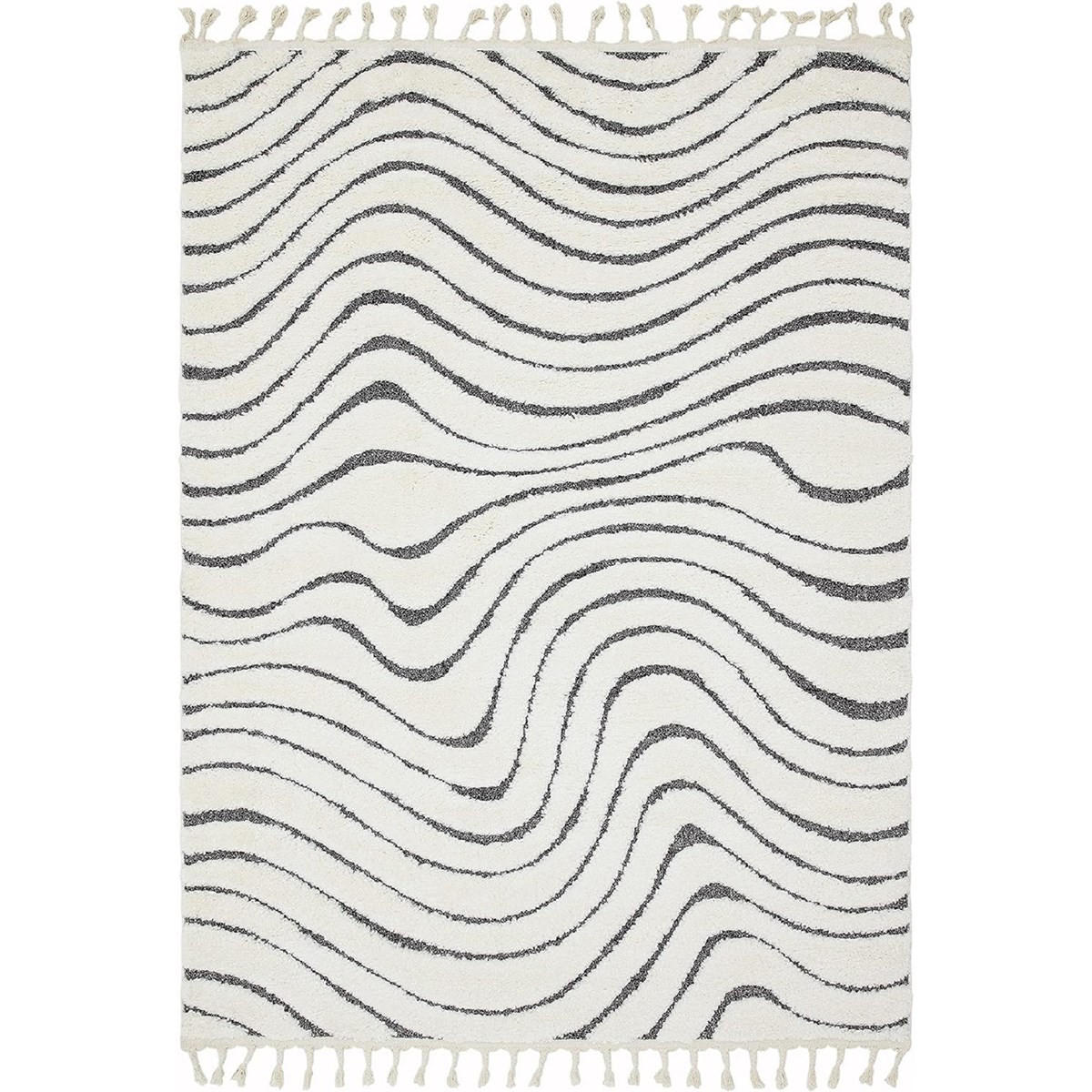 TEPPICH Moderner für Wohn- und Schlafzimmer RIDGE Grau 160 x 230 cm - Grau, Textil (160/230cm) - Novatrend