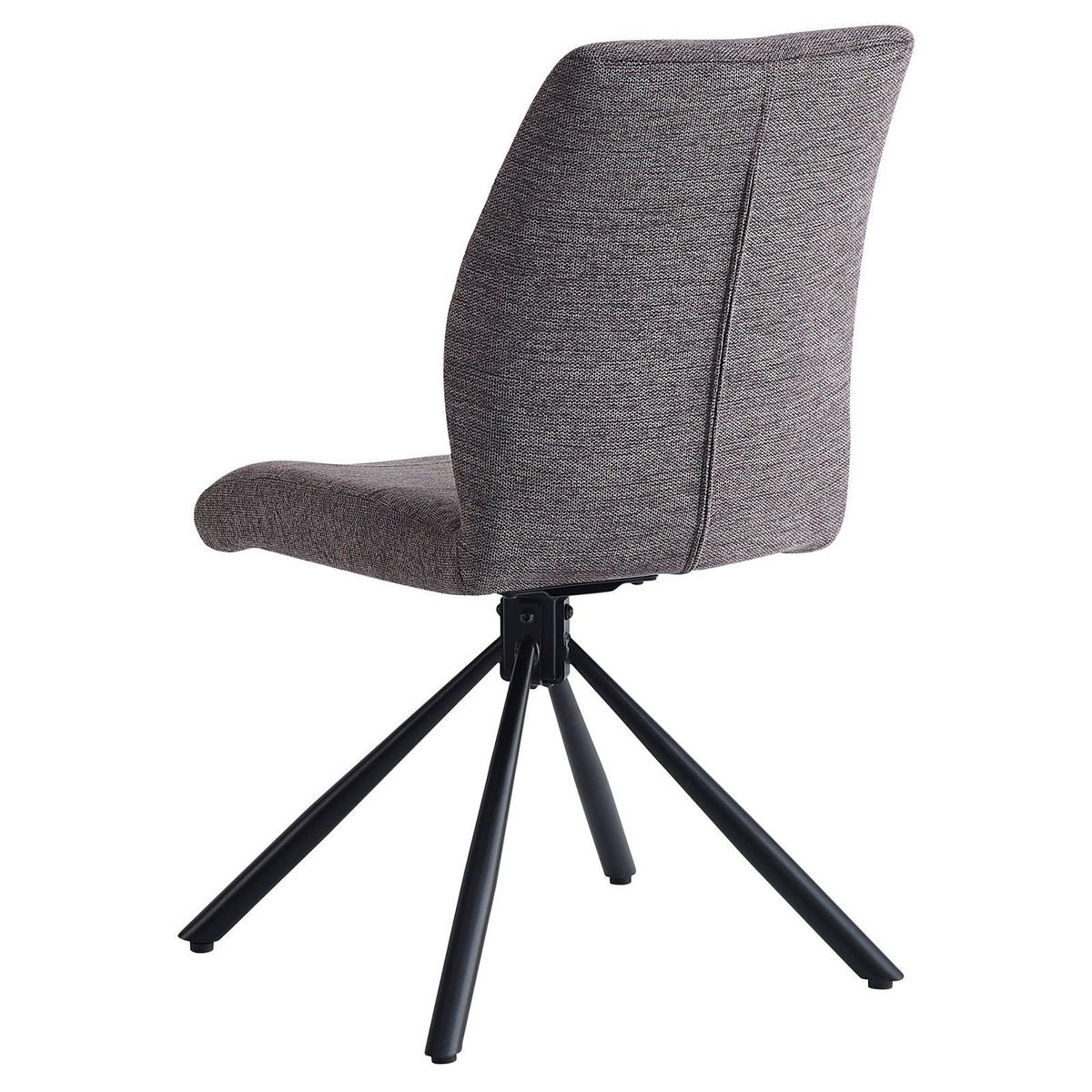 ESSZIMMERSTUHL TAURAUS 2ER-SET - Braun, Textil (48/91/61cm) - IDIMEX
