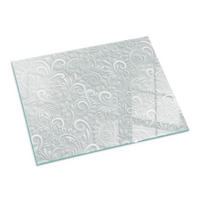 GLASPLATTE für Kamin 80x60 cm Grau - Grau, Glas (80/60/0.4cm) - ArtPrintCave