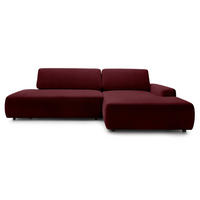 ECKSOFA Bamby Rot 276 cm - Rot, Textil (276/82/164cm) - Pillovely