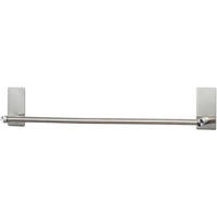 HANDTUCHHALTER zum Kleben 50 cm Edelstahl Silber - Silberfarben, Metall (5/9/50cm)