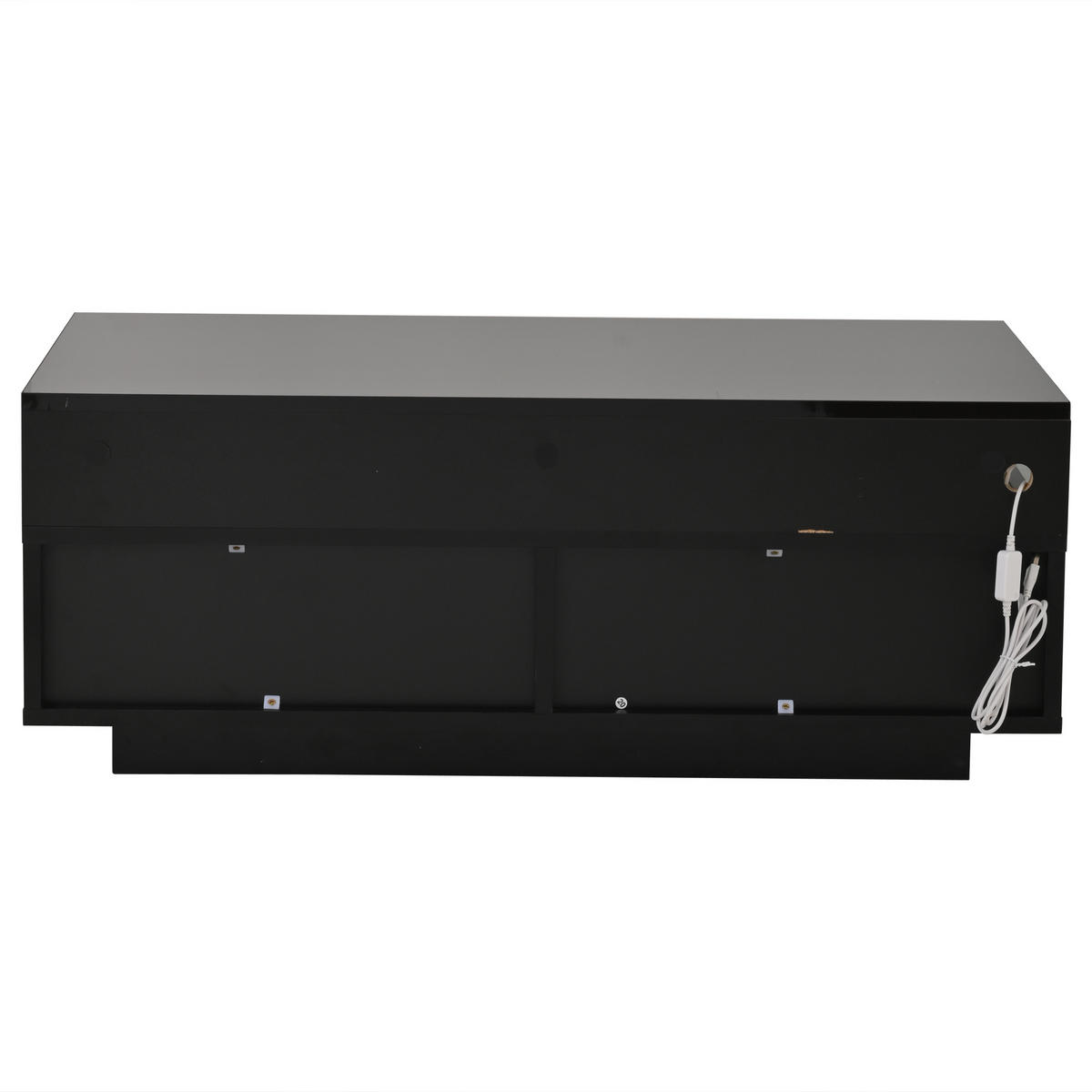 COUCHTISCH Schwarz 90/45/35,5 cm - Schwarz, Holzwerkstoff (45/90/35.5cm) - PANGIVO
