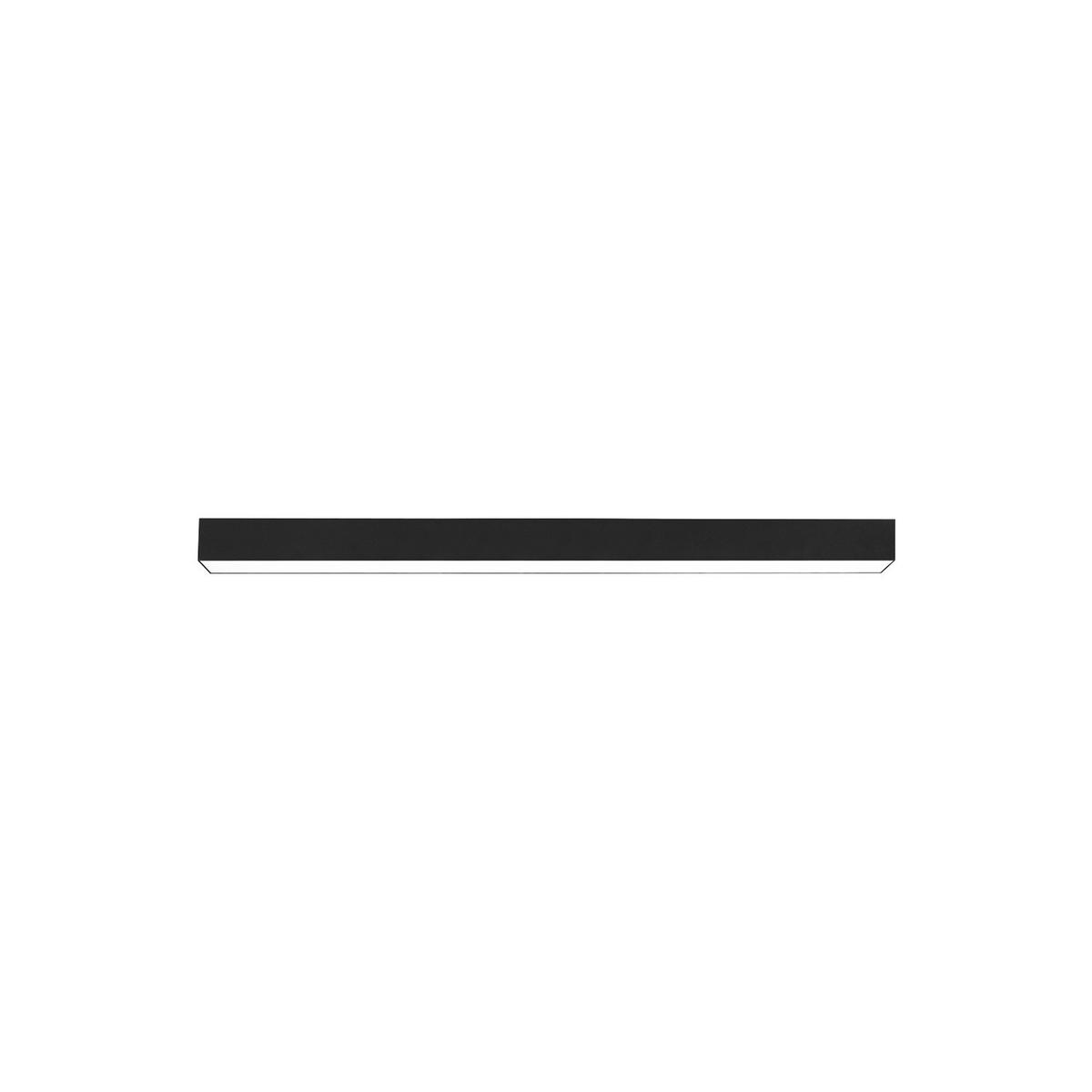 LED-DECKENLEUCHTE Werner 80/3.5/5.5 cm - Schwarz, Metall (80/3.5/5.5cm) - Nettlife