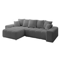 ECKSOFA Ottomane links/rechts ENIL-L 290x175x84 Grau Bouclé - Grau, Holzwerkstoff/Kunststoff (290/175cm) - ALTDECOR