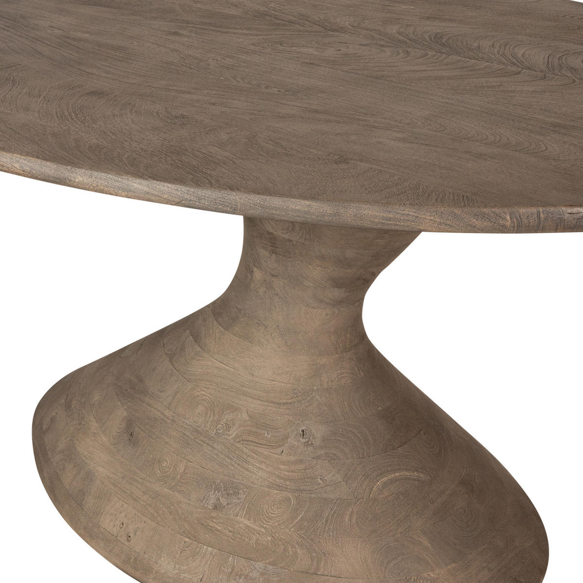 ESSTISCH Nemo Grau 220/110/77cm - Grau, Holz (220/110/77cm) - PTMD Collection