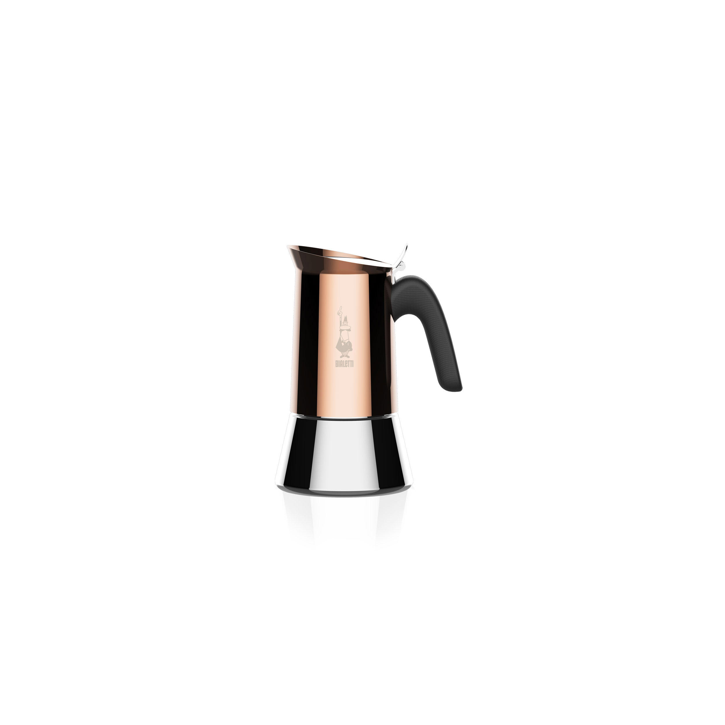 ESPRESSOKOCHER New Venus für 2 Tassen, Edelstahl, Silber, 85 ml - Silberfarben, Metall (10/18/12cm) - Bialetti