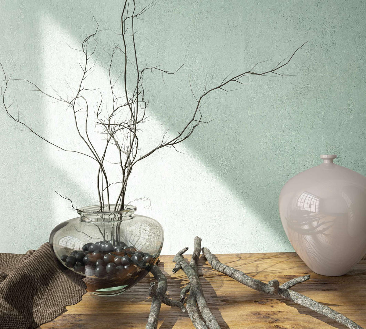 VLIESTAPETE Uni Tapete grau - Grau, Papier (53/1005cm) - marburg