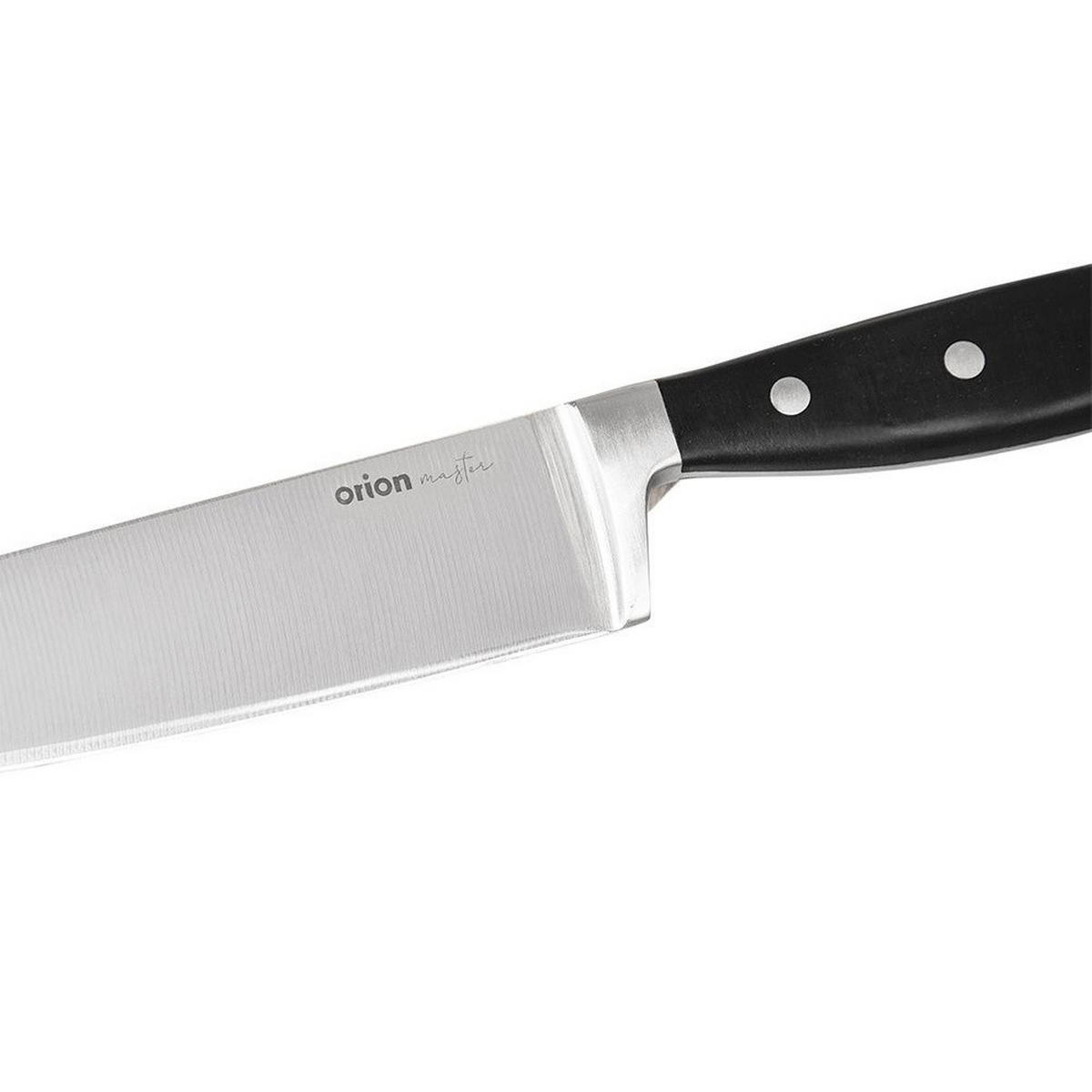 KOCHMESSER MASTER Schwarz Silber - Schwarz, Metall (35cm) - Orion 