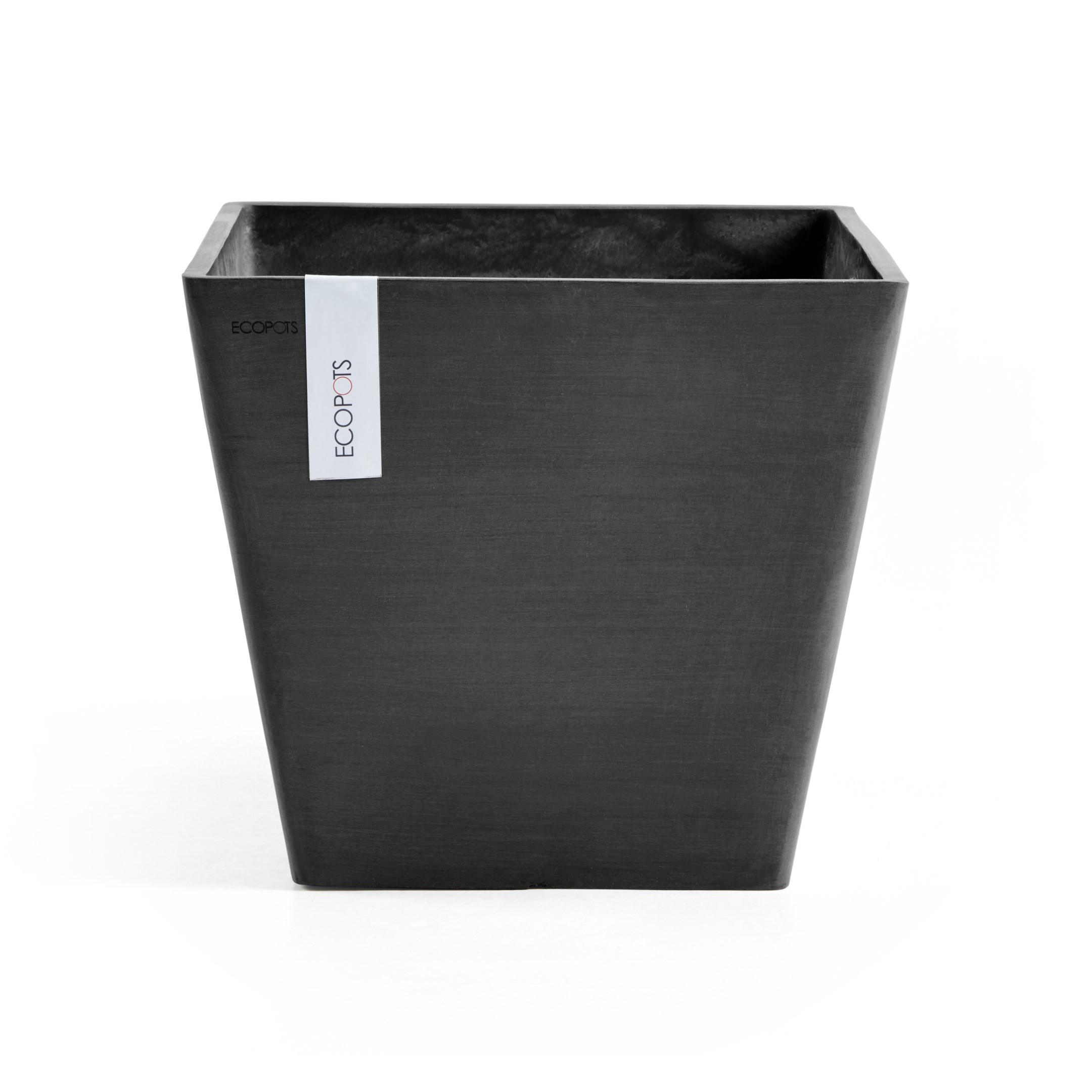 Ecopots Blumentopf Dunkelgrau 43.5 cm
