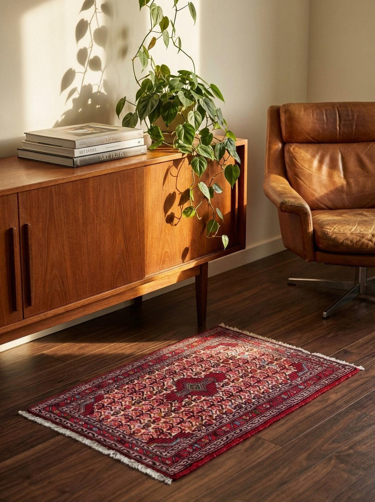 TEPPICH Assadabad Mehrfarbig 95/65 cm Schurwolle - Multicolor, Textil (65/95cm) - Looma