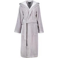 BADEMANTEL DAMEN KAPUZE 802 GRAPHIT - 73 - Grau, Textil (Snull) - Cawoe