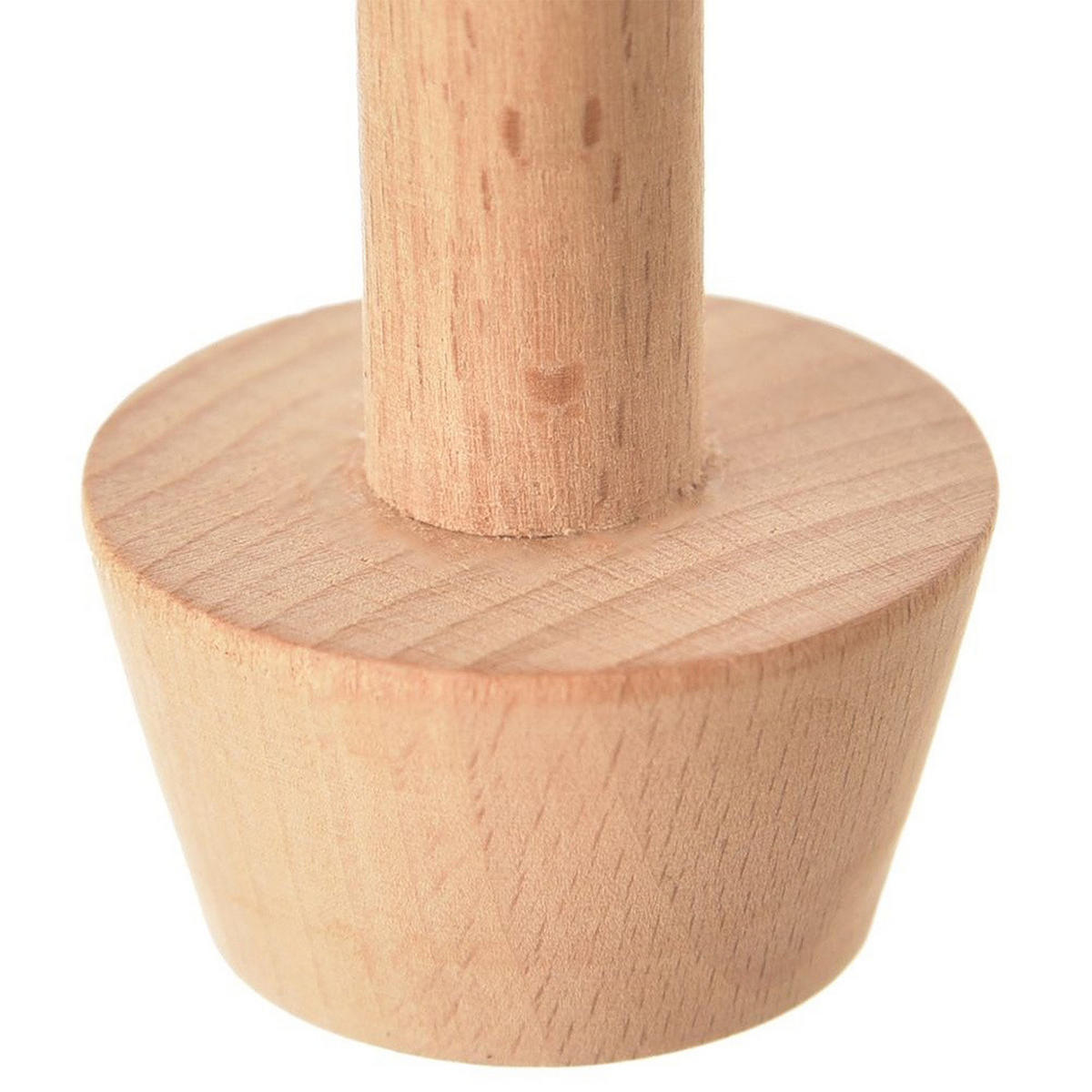 HOLZSTAMPFER Doppelseitiger für Törtchen 4/5,5 cm - Buchefarben, Holz (5.5/15/5.5cm) - Orion 