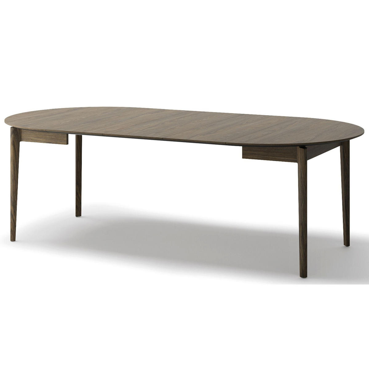 JEDÁLENSKÝ STÔL Plot rozkladací tmavý dekor duba, 120 x 240 x 120 cm - tmavohnedá, drevo/kompozitné drevo (120/120/77cm) - Selsey
